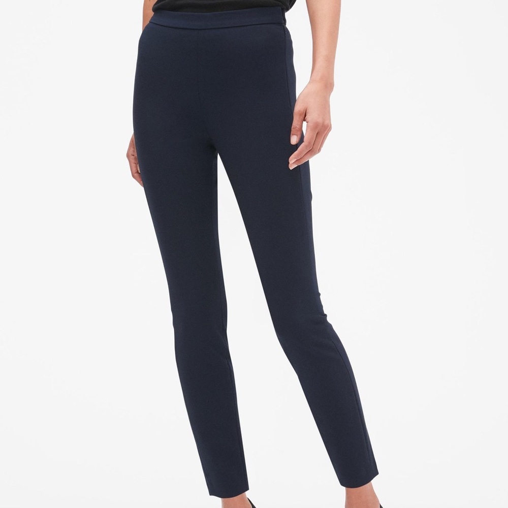 Banana Republic Petite Navy Devon Pant